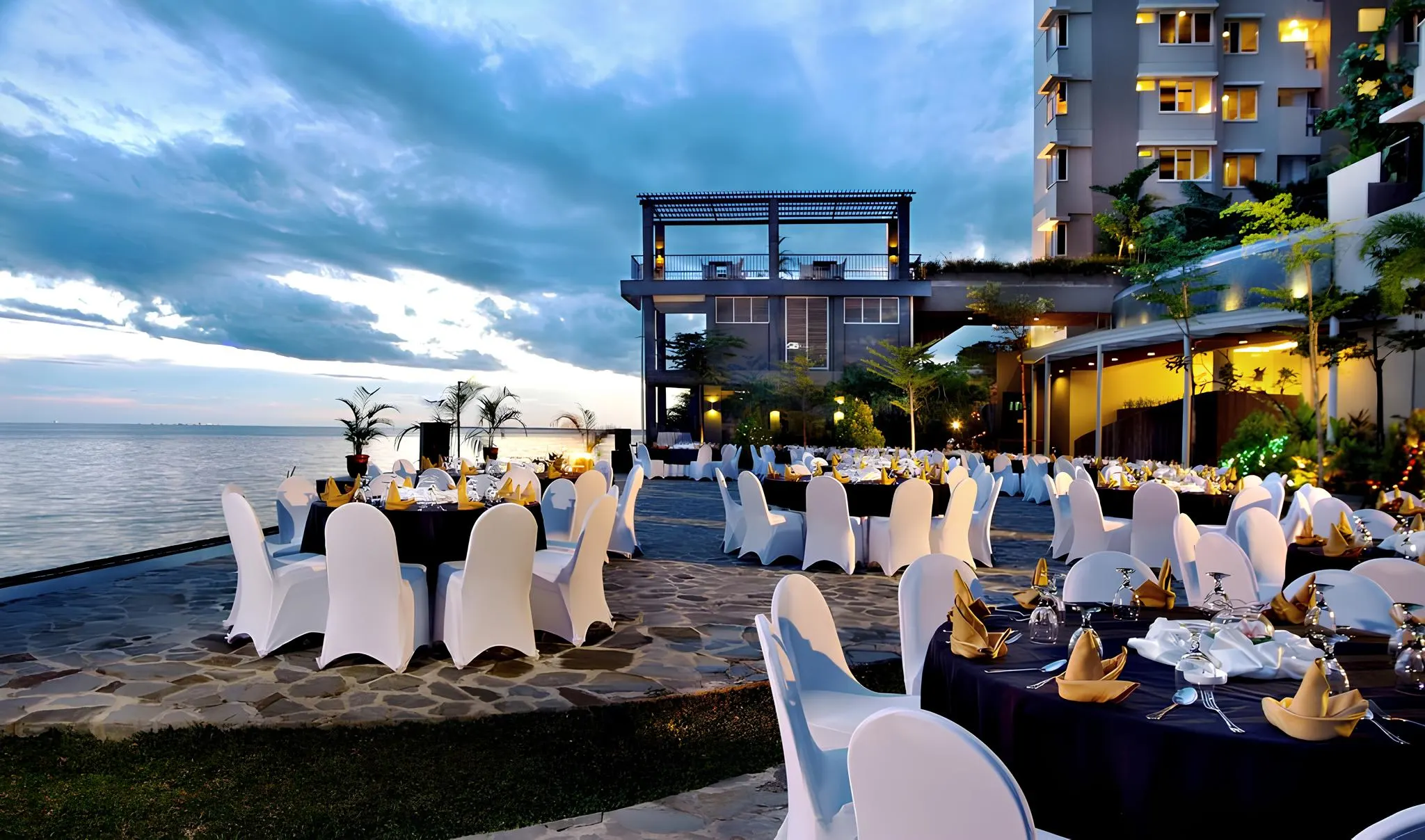 Beach Side View - Grand Aston Hotel